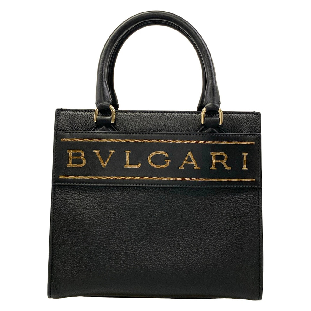 Bvlgari Bulgari Logo Small Tote Black #351012B99B